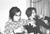 Четвертая годовщина свадьбы Н. и И. Голенбергов. Н. Боронтова и Гостья.